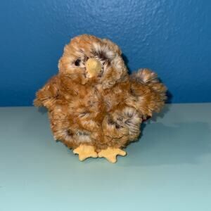 Douglas Cuddle Toys Brown Chick Plush Cottagecore Farmhouse Spring Decor Toy